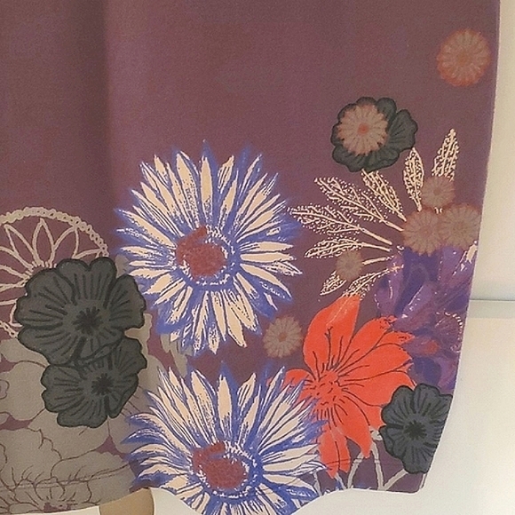 Intimately Free People Mini Purple Mesh Floral Bodycon Illusion Dress - Picture 6 of 16